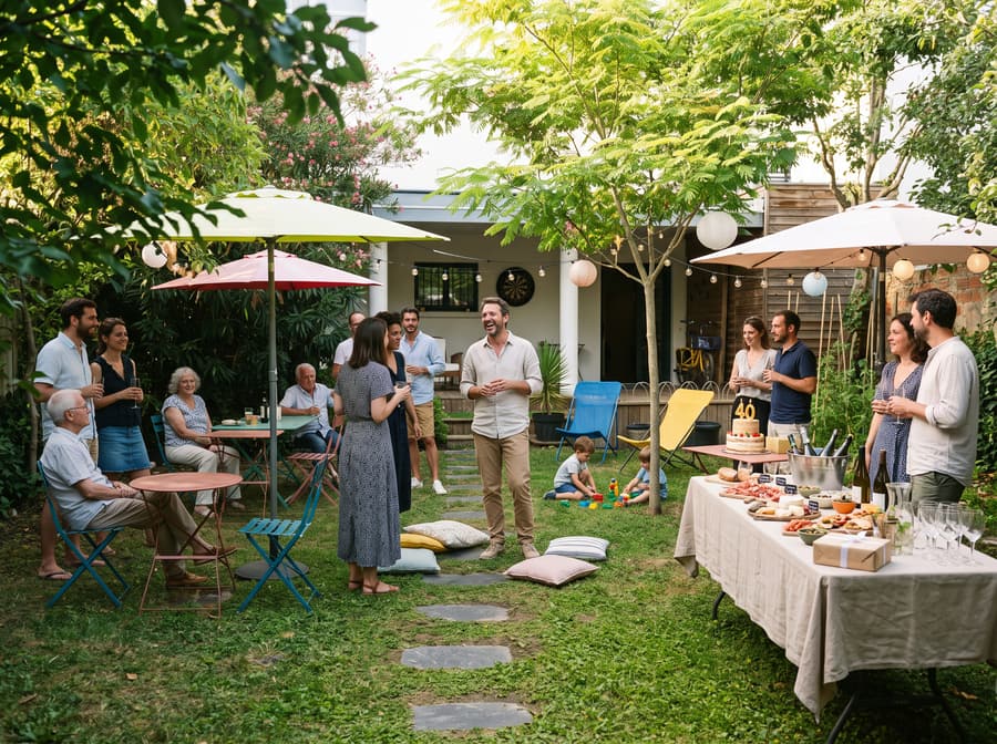 La maison et le jardin de BigFive privatisés pour un événement le week-end